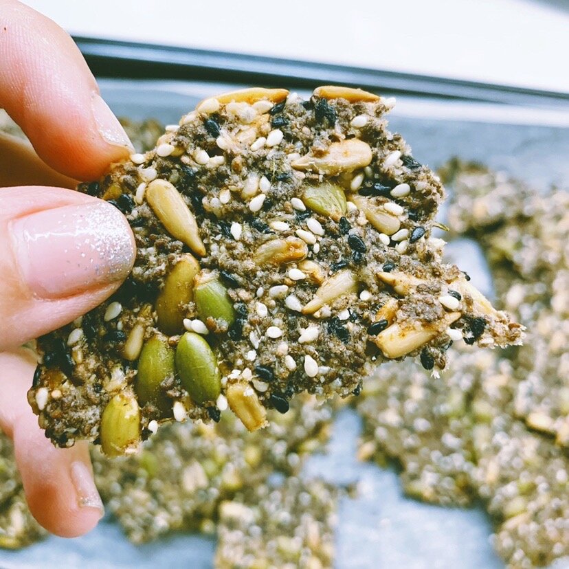 Low-Carb Grain-Free Seed Crackers