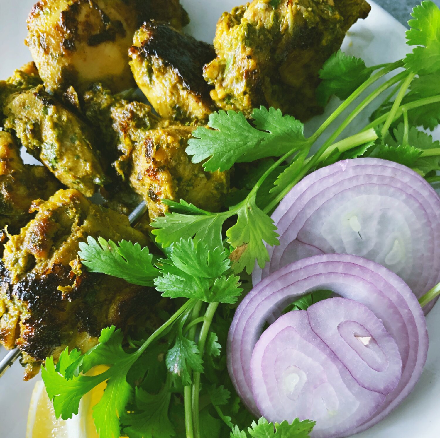 Hariyali Chicken Tikka Kebab