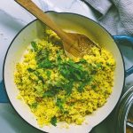 Turmeric Lemon Cauliflower Rice