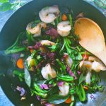 Stir-Fried Prawns with Thai Basil