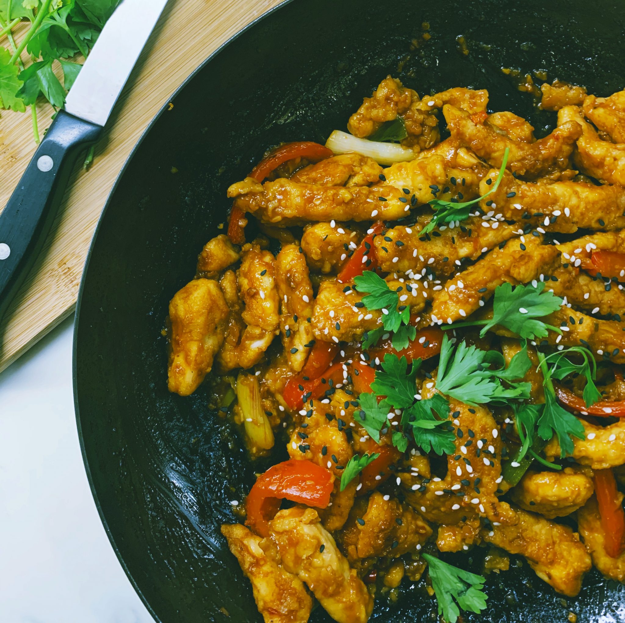 Chili Chicken/Tofu/Tempeh/Mushroom/Paneer (Indian/Chinese) Home