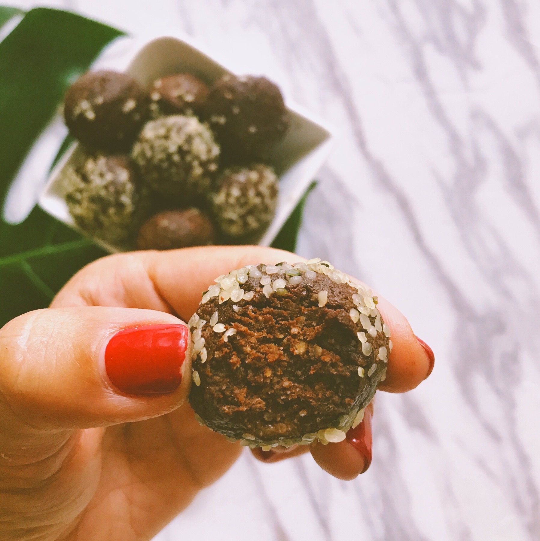 Chocolate Truffle Bliss Balls Chocolate Truffle Bliss Balls
