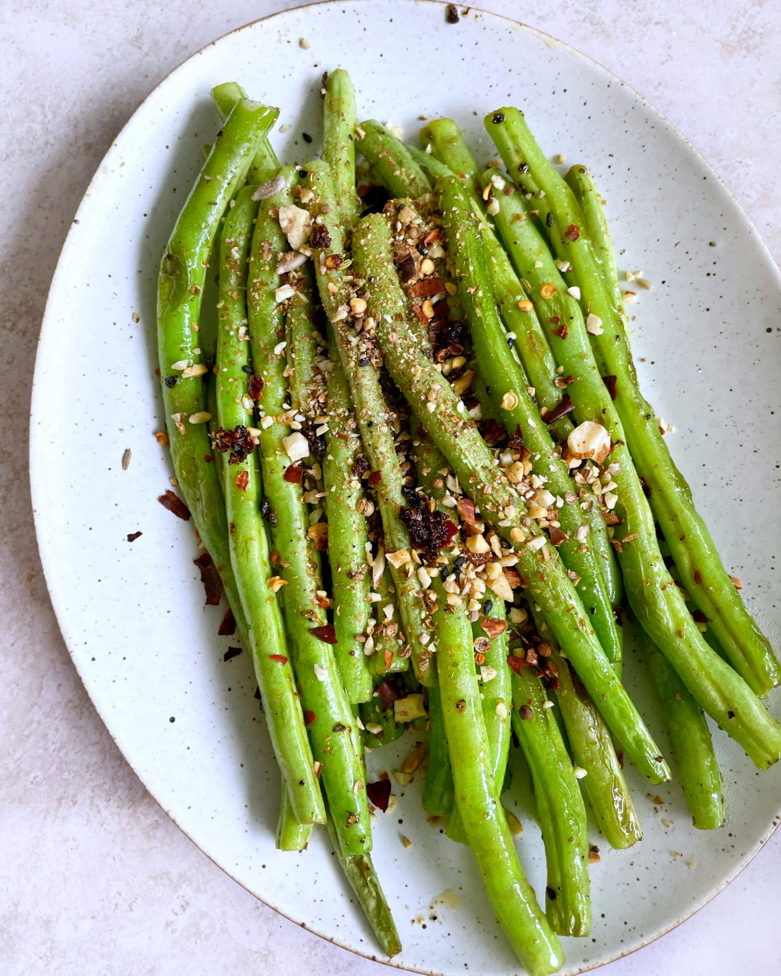 garlic lemon beans