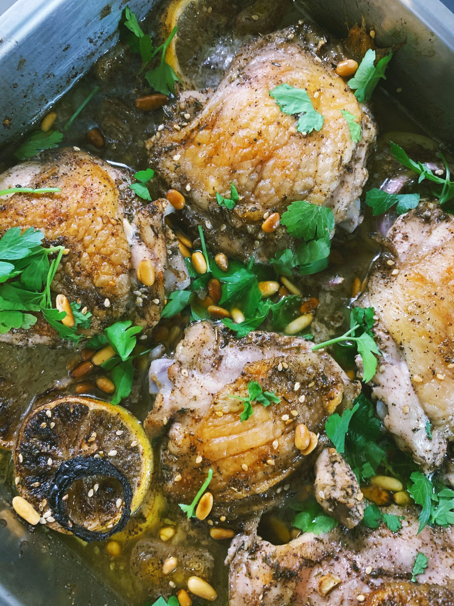 Za'atar & Sumac Roasted Chicken Home Healthyish & happy