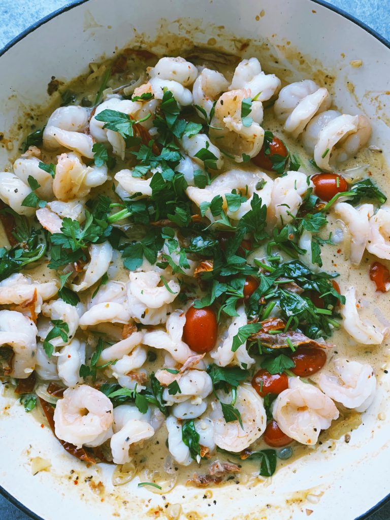 Creamy Garlic Tuscan Shrimp Creamy Garlic Tuscan Shrimp