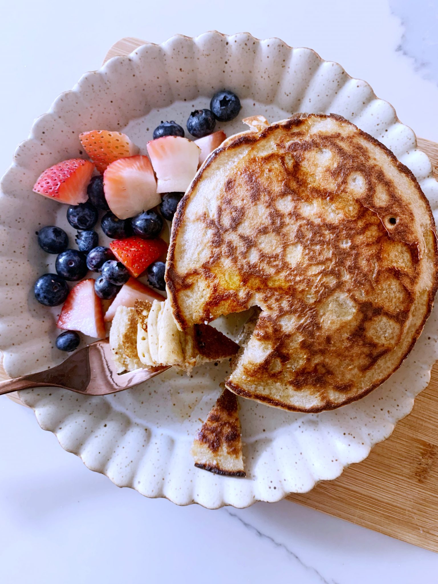 Glutenfree Banana Blender Pancakes (2.0) Home Healthyish & happy