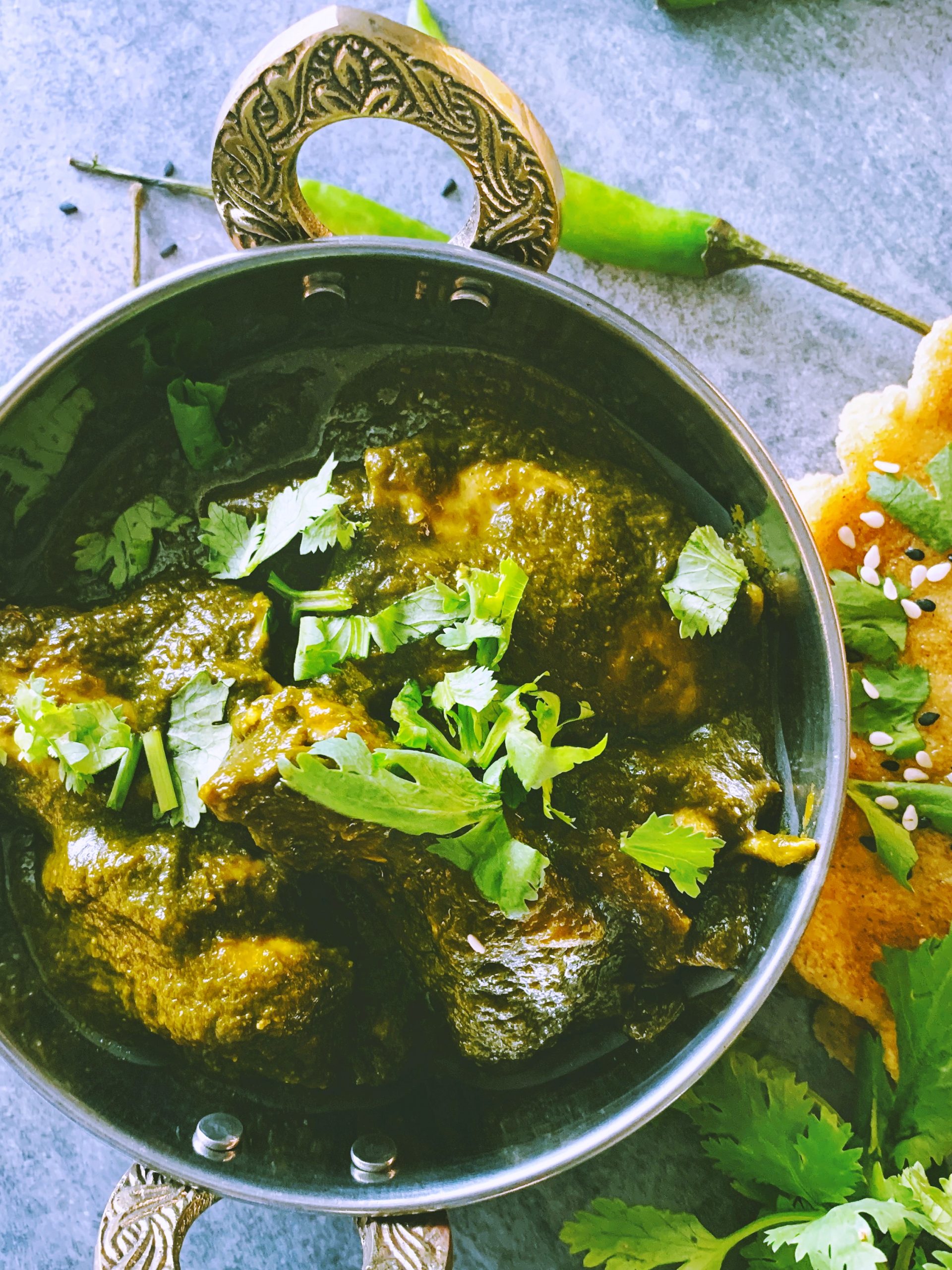Chicken Saagwala / Palak Chicken - Home- Healthy-ish & happy