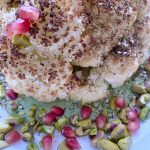 Whole Roasted Cauliflower with Herbed Tahini