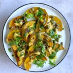 Squash with Chili Yogurt & Coriander Drizzle – from Ottolenghi (dairy-free)