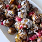 Spiced Pomegranate Molasses Brussels Sprouts