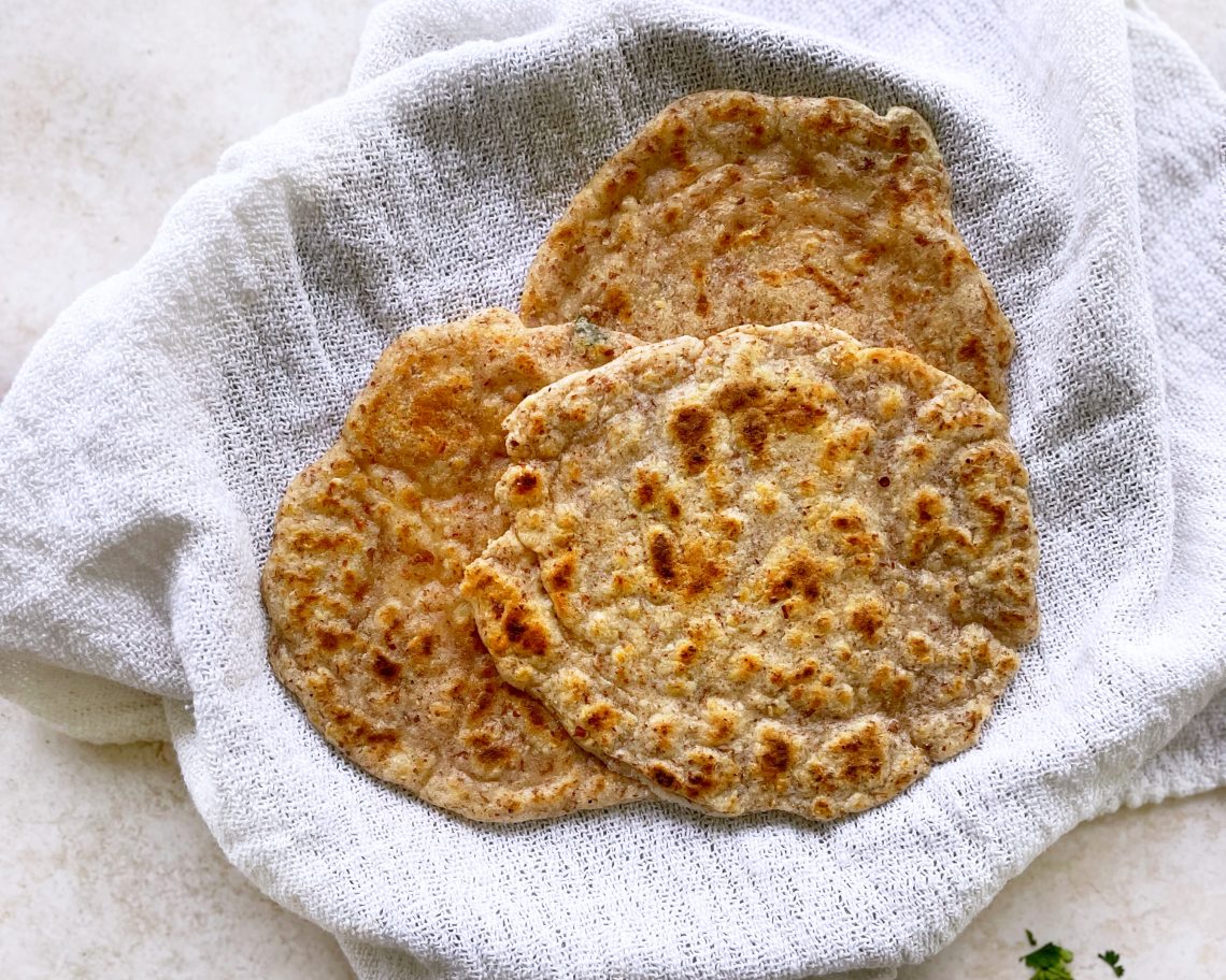 Paleo grain free roti indian bread