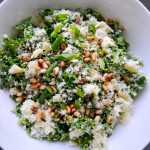 Kale Salad with Tahini & Everything But the Bagel Seasoning (Plant-based option)