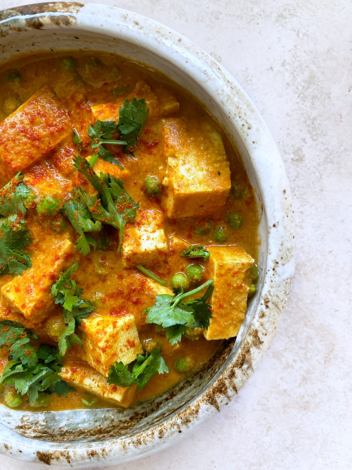 Vegan Matar Paneer