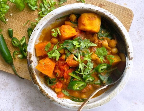 Kaddu Chana Masala