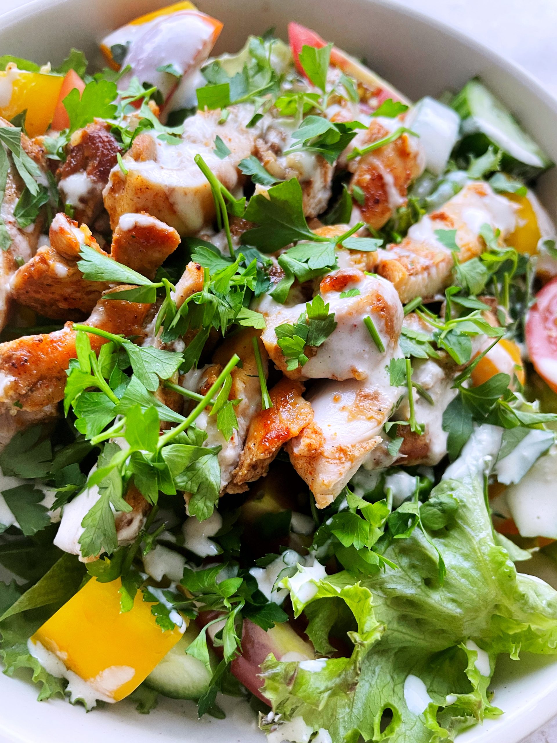 Shawarma Salad | Healthy-ish & Happy