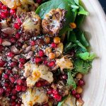 Oven Roasted Cauliflower & Chickpea Salad
