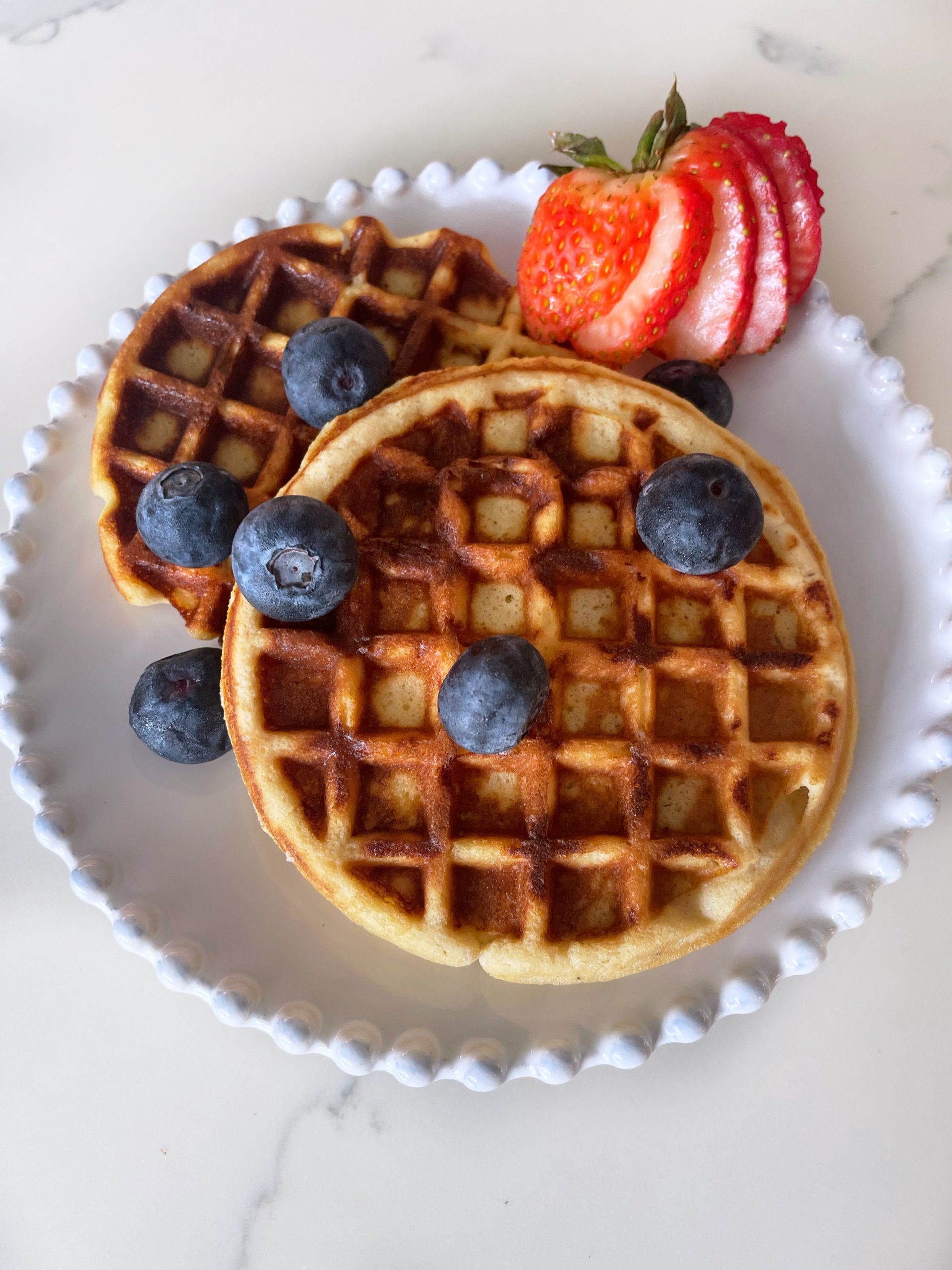 Grain-free High Protein Waffles | Healthy-ish & Happy