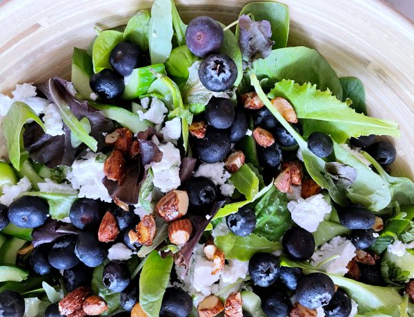 Blueberry Goat Cheese Salad