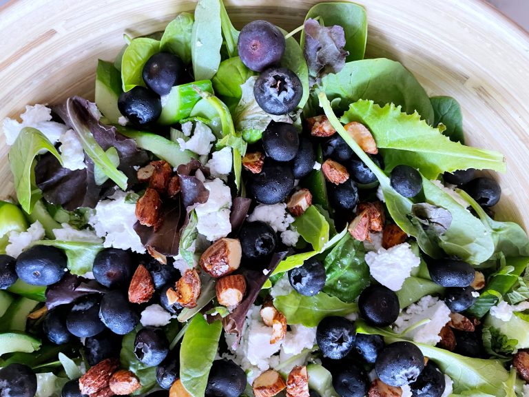 Blueberry Goat Cheese Salad