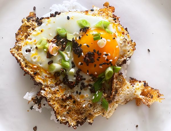 chili oil fried egg