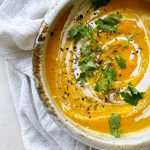 Spiced Carrot & Tahini Soup
