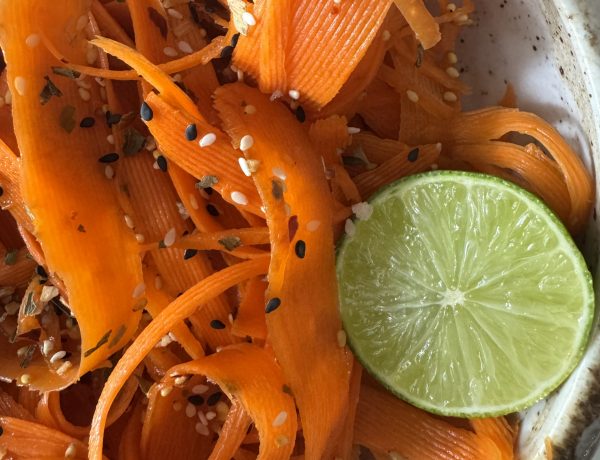 Viral Carrot Ribbon Salad