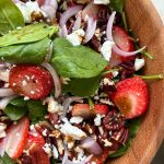 Strawberry Spinach Salad